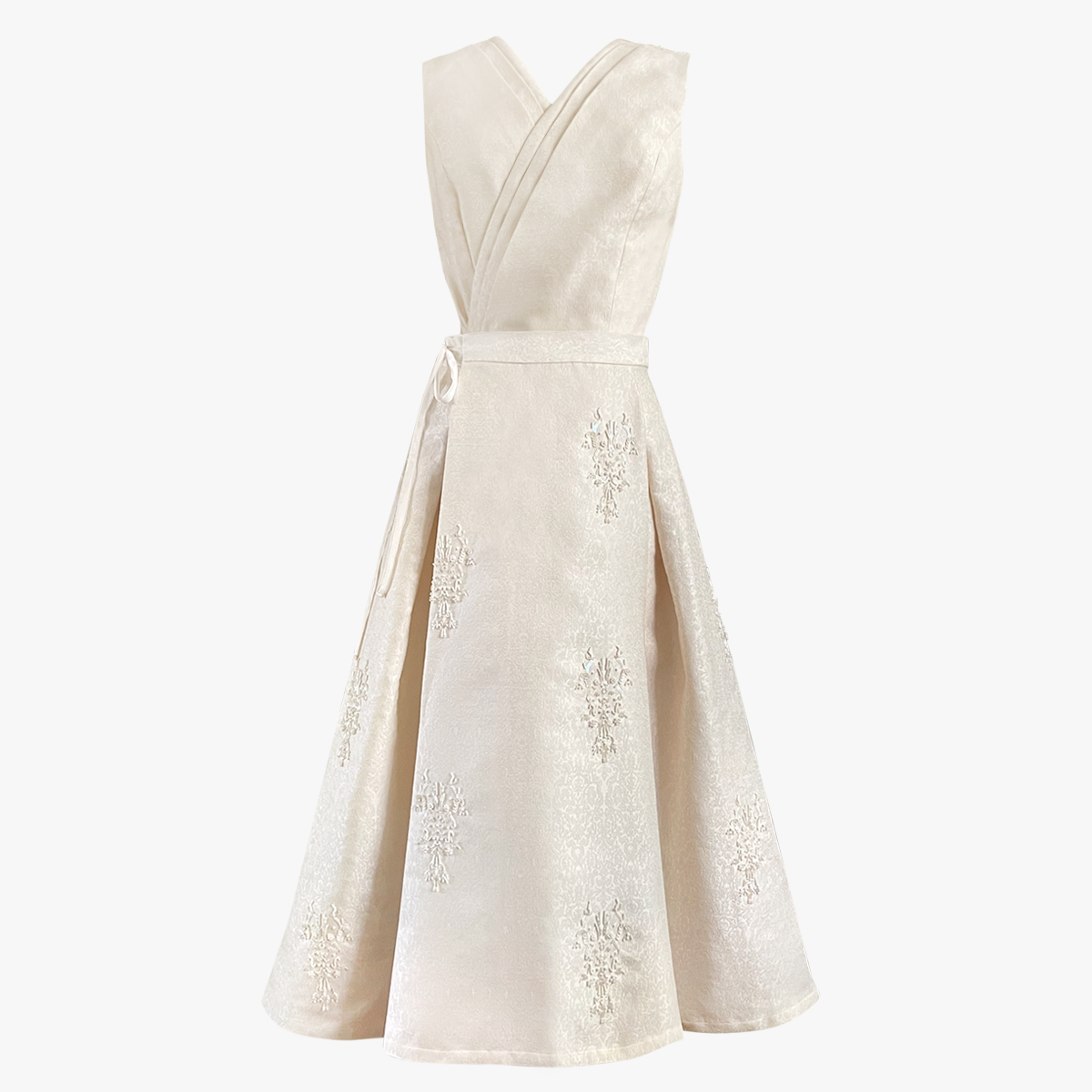 Nishijin-ori Set Up Dress - Embroidery