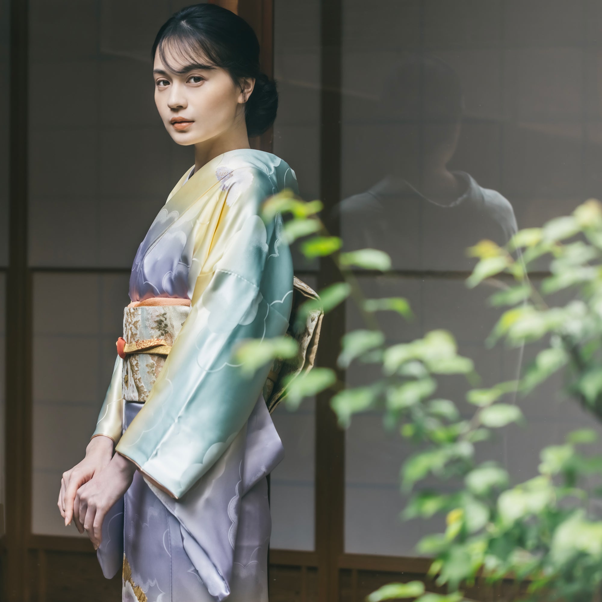 訪問着 - 暁